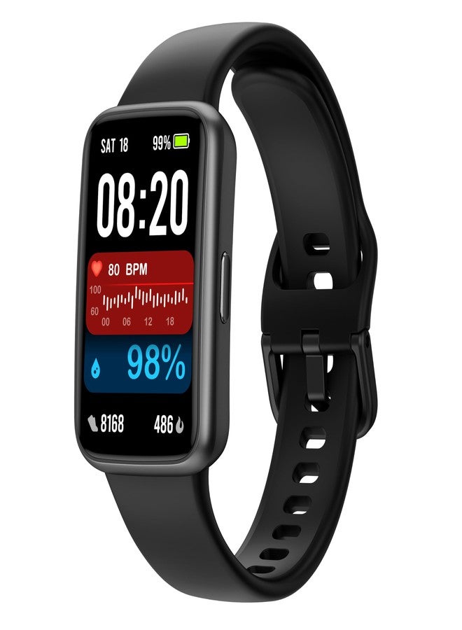 Enfit Fitness Tracker Smart Watch, 1.47" Color Screen, 100+ Sports, Black - Image 1