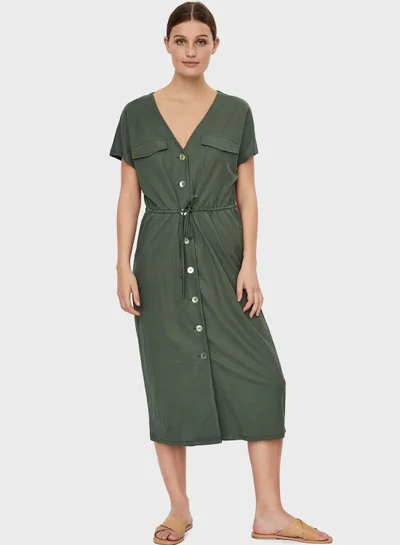 VERO MODA Midi Shirt Dress
