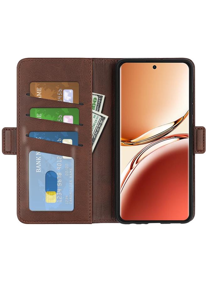 S-TOP Case For OPPO A3 Pro 5G China Dual-side Magnetic Buckle Horizontal Flip Leather Phone Case - Image 4