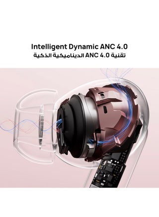 FreeBuds 7i Wireless Bluetooth Earbuds, Intelligent Active Noise Cancellation 4.0, Unlimited Spatial Audio,  iOS and Android, Stable Clear Calls, Fast Charging, Black - view 2