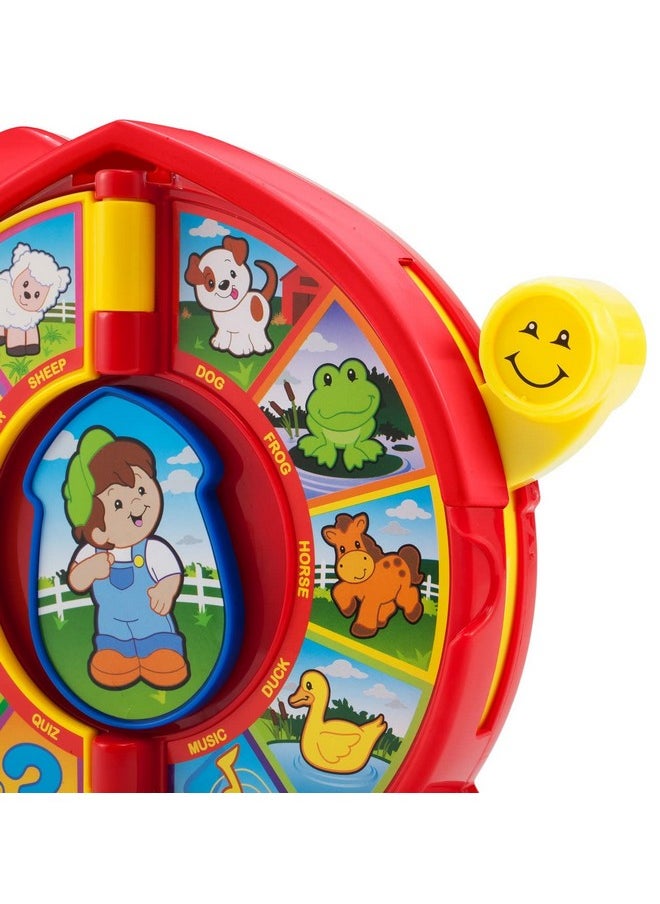 Fisher-Price لعبة تعليمية للأطفال الصغار See 'N Say The Farmer Says، لعبة تفاعلية مع أصوات الموسيقى والعبارات للأطفال من سن 18 شهرًا فأكثر  - Image 5