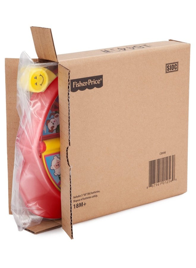 Fisher-Price لعبة تعليمية للأطفال الصغار See 'N Say The Farmer Says، لعبة تفاعلية مع أصوات الموسيقى والعبارات للأطفال من سن 18 شهرًا فأكثر  - Image 2