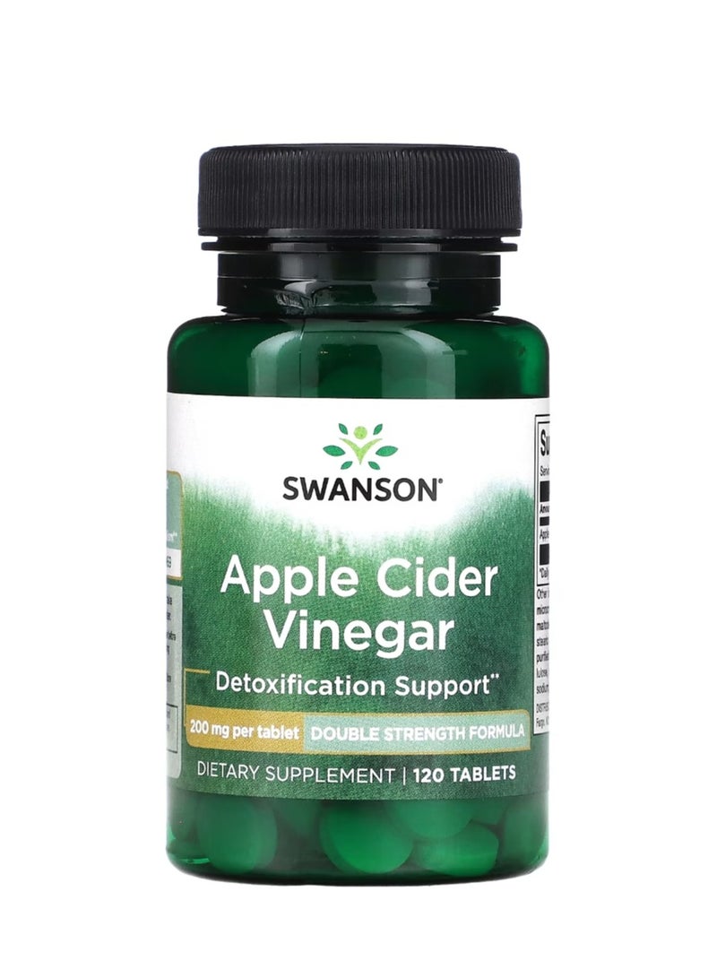 سوانسون خل التفاح 200 ملجم 120 قرص - Image 1