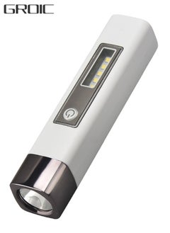 GROIC USB Multifunction Lighting Rechargeable Mini Flashlight, LED Torch Flash Light with Powerbank, Super Bright High Light Zoomable Waterproof LED Flashlight with 4 Light Modes  - Image 1
