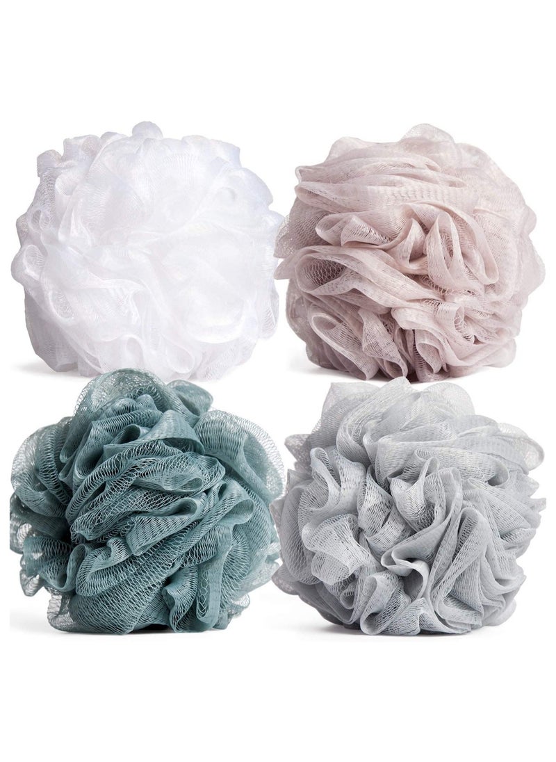 ORiTi Mesh Loofahs - Large, 4 Colors, Pack Of 4  - Image 1