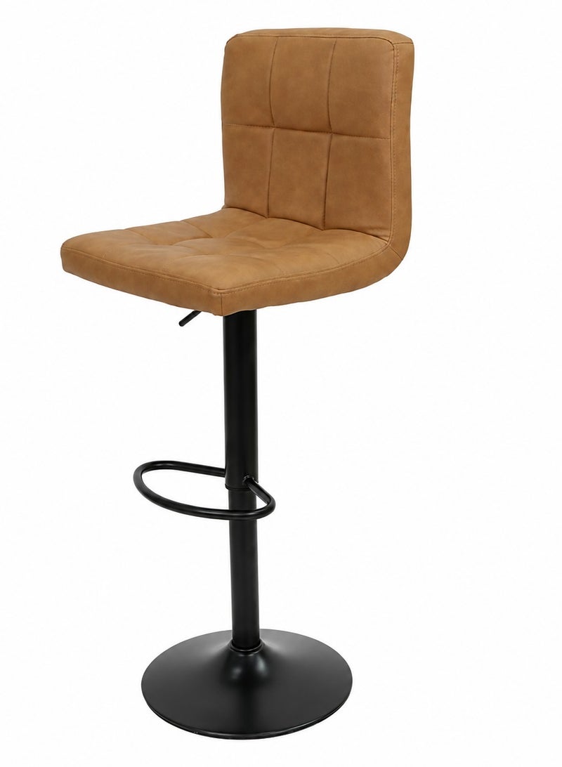 Modern single counter chair – 117x35x43 cm - Brown - 43x35x117 Centimeter - Image 3