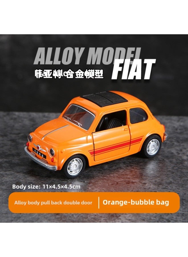 [bag] 1:36 Alloy Car Simulation Car Model Boy Children's Toy Car Gift Ornaments-Color:(bubble Bag) 1: 36 Feima Special Orange  - Image 1