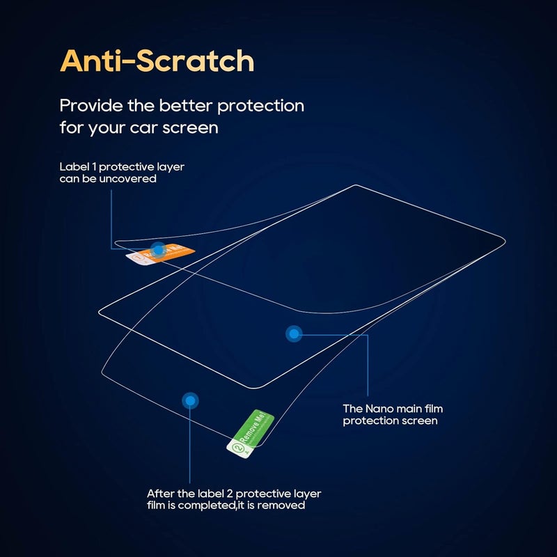 LFOTPP 2 PCS Control Screen Protector for 2021+ Kia Seltos - Image 5