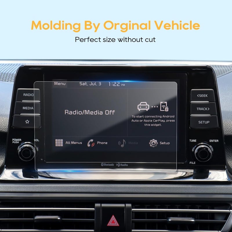 LFOTPP 2 PCS Control Screen Protector for 2021+ Kia Seltos - Image 4