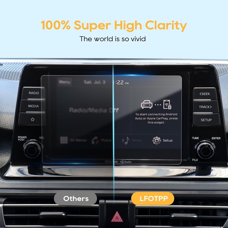 LFOTPP 2 PCS Control Screen Protector for 2021+ Kia Seltos - Image 2