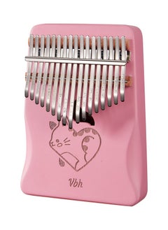Generic 17-Key Full Solid Veneer Wood Kalimbas Thumb Piano  - Image 1