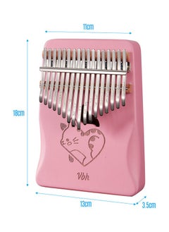Generic 17-Key Full Solid Veneer Wood Kalimbas Thumb Piano  - Image 4