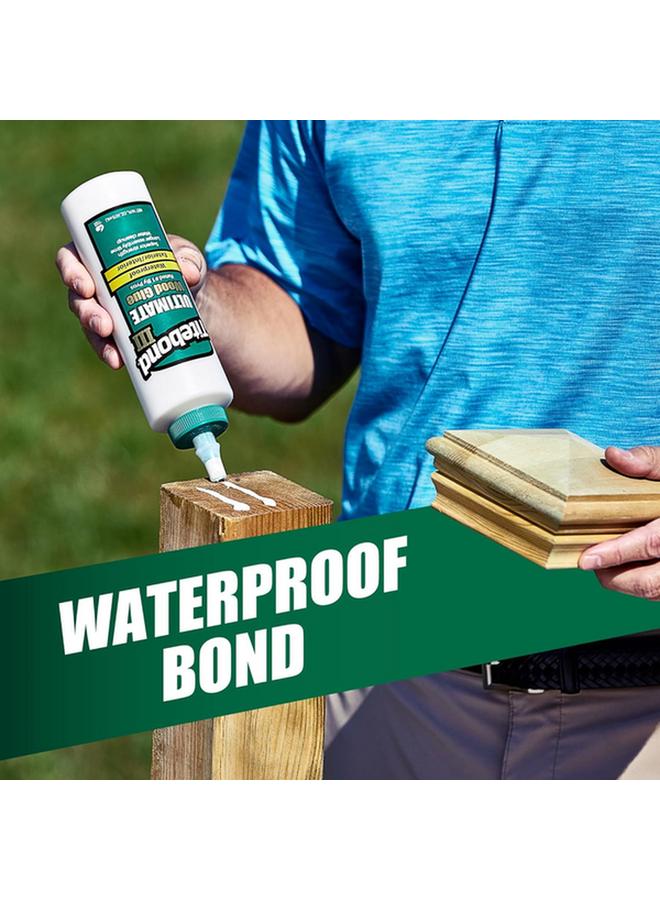 تيت بوند غراء خشب عالي الالتصاق يدوم طويلاً من الدرجة الثالثة، أبيض، 1 جالون، 1416 - Image 4