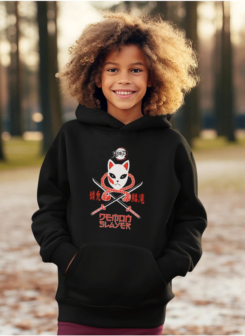 ZOOM Demon Slayer Hoodie Kids Black 