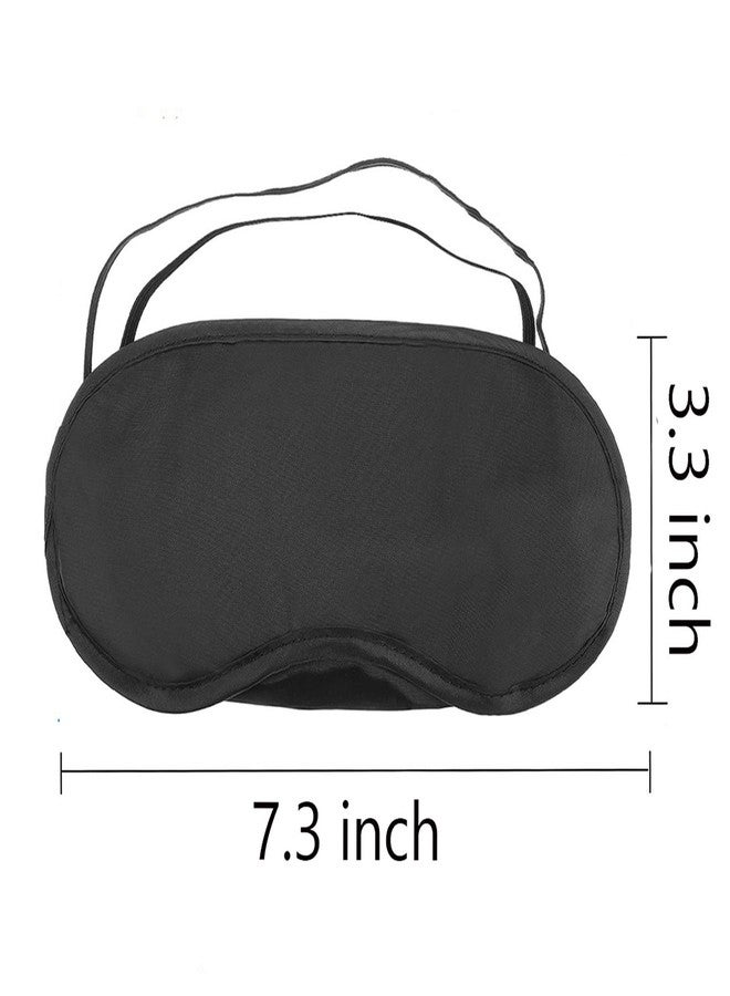 Axe Sickle 12 Pcs Eye Mask Sleep Blindfold with Nose Pad and Elastic Strap for Travel Sleep, Game Sleeping, Black - Image 3