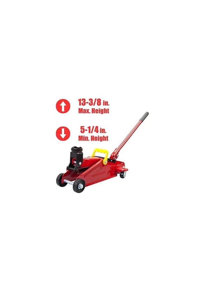 AQ AQSON AQSON T82002-BR Torin Hydraulic Trolley Service/Floor Jack - 2 Ton (4,000 lb) Capacity, Red - Image 3