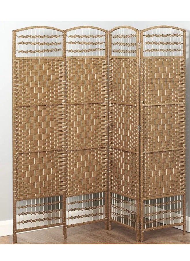 4-Panel Room Divider Screen for Privacy Partition