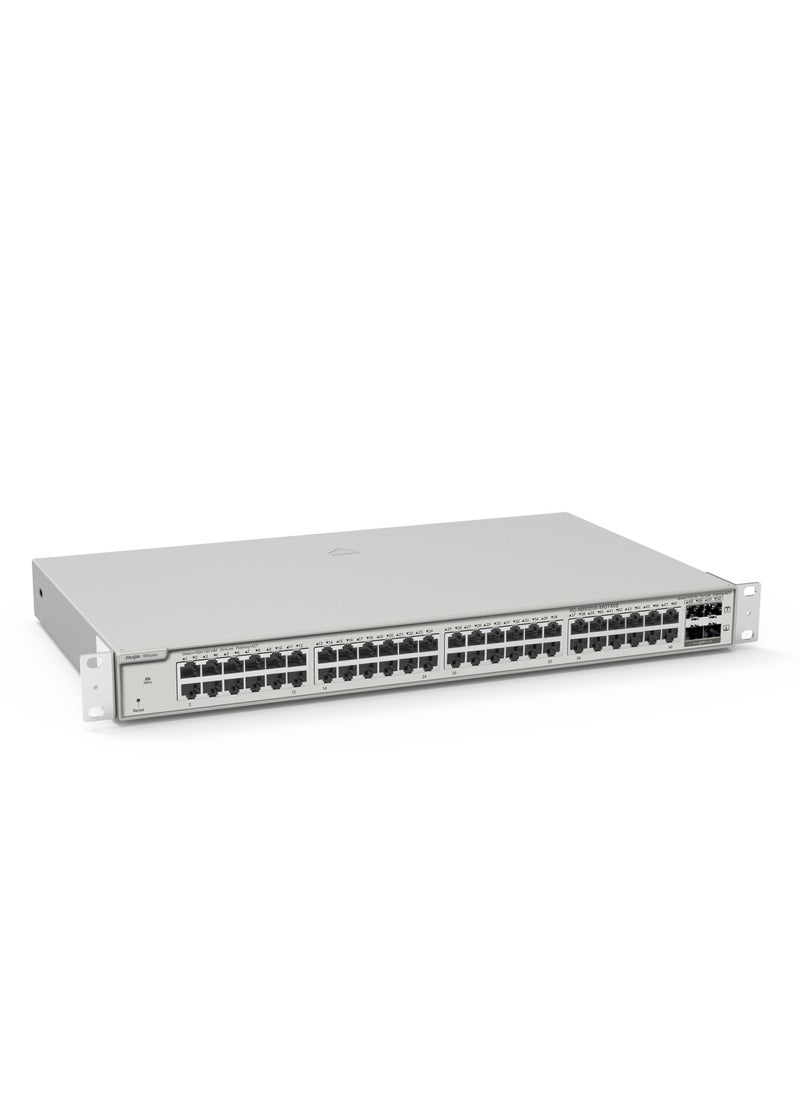 Ruijie - RG-NBS5200-48GT4XS-UP, 48-port Gigabit Layer 3 PoE Switch - Image 1