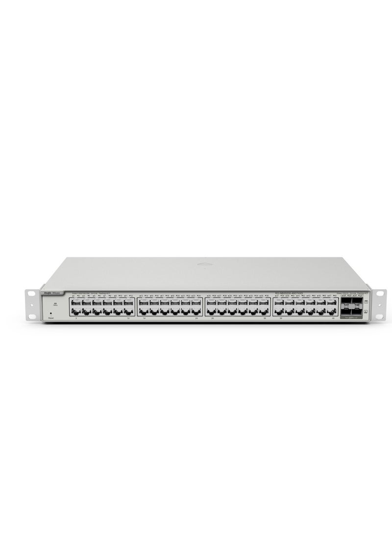 Ruijie - RG-NBS5200-48GT4XS-UP, 48-port Gigabit Layer 3 PoE Switch - Image 1