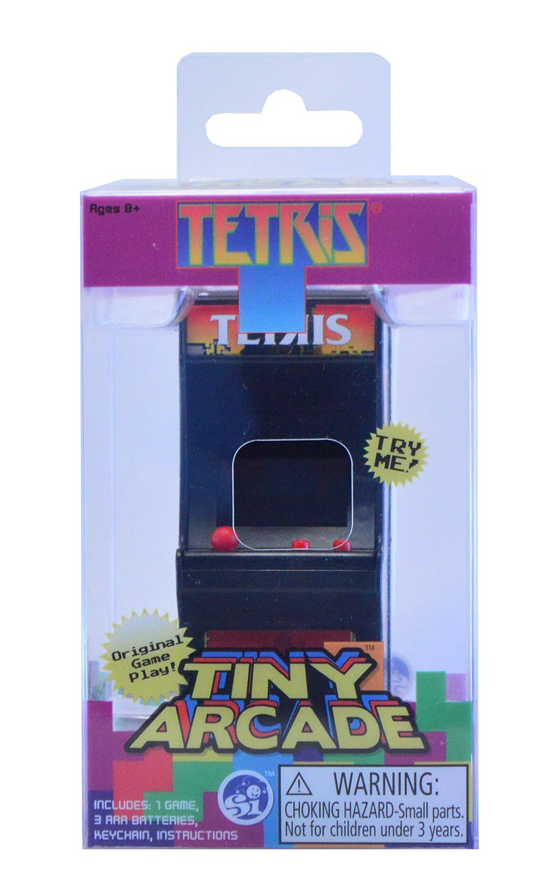 Super Impulse Tiny Arcade Tetris Mini Retro Game (3.5"): Playable Handheld Arcade Machine w/ Real Gameplay & Sound - Classic 1980's Video Game (Ages 8+) - Image 3