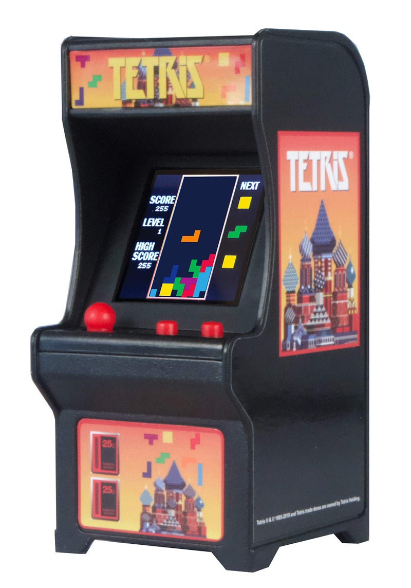 Super Impulse Tiny Arcade Tetris Mini Retro Game (3.5"): Playable Handheld Arcade Machine w/ Real Gameplay & Sound - Classic 1980's Video Game (Ages 8+) - Image 2