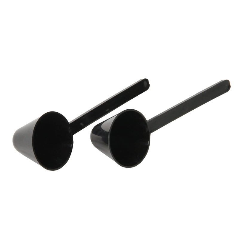 Chef Craft Classic Plastic Coffee Scoop, 1 Ounce 2 Piece Set, Black - Image 5