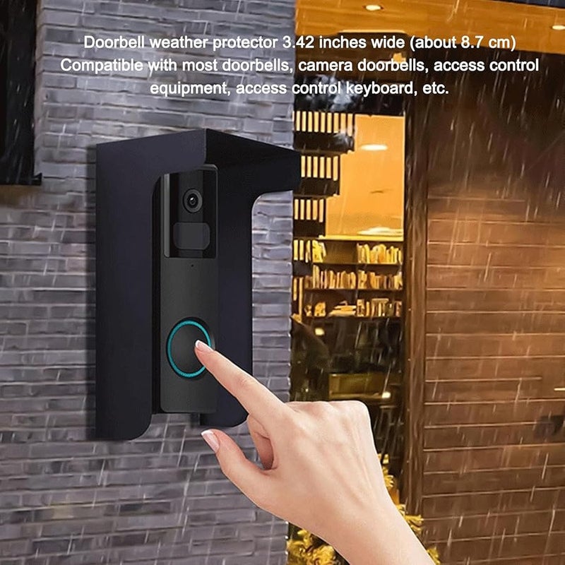 Stainless Steel Doorbell Cover Rain Protection For Video Doorbell Camera - Image 3