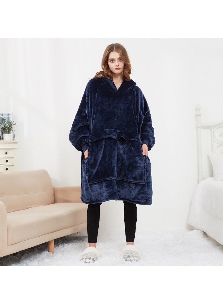 Generic USB Heated Wearable Blanket Oversized Wearable Blanket Hoodie Battery Heated Blanket One Size Fits All Women and Men - Image 2