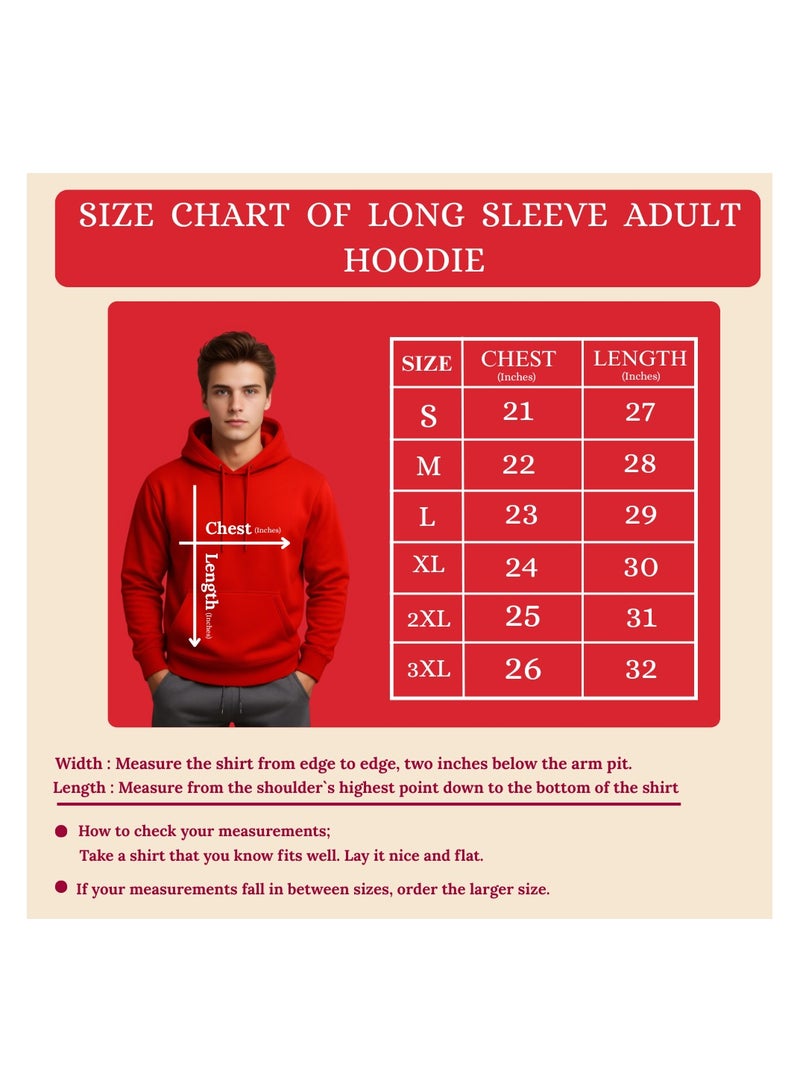 PRINTSHOP4ME Christmas Hoodies For Men–Soft Cotton Pullover Hoodie With Drawstring–Long Sleeve Hoodie For Winter–Ideal For Holiday Celebrations,Casual Wear - Image 2