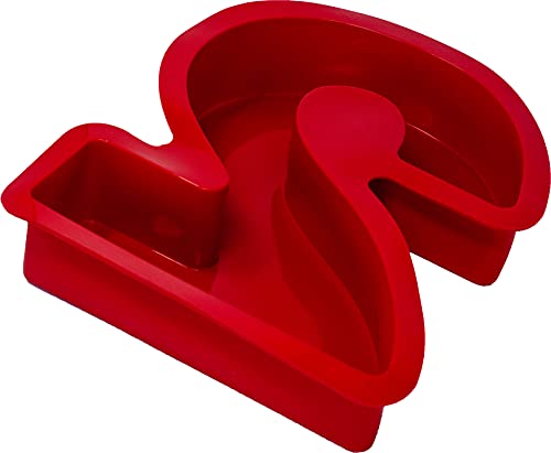 HotShuffle Large Silicone Number Cake Mould Baking Birthday Anniversary 0 1 2 3 4 5 6 7 8 9 - Image 2