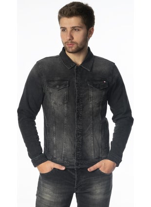 Cedy Denim Men's Slim Fit Jeans Coat - C307  - Image 5
