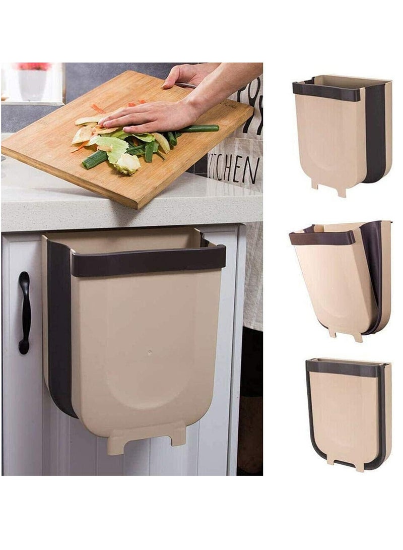 Reko Hanging Trash Can Kitchen Cabinet Door Hanging Trash Small Compact Garbage Can Hanging Cabinet Trash - Image 4
