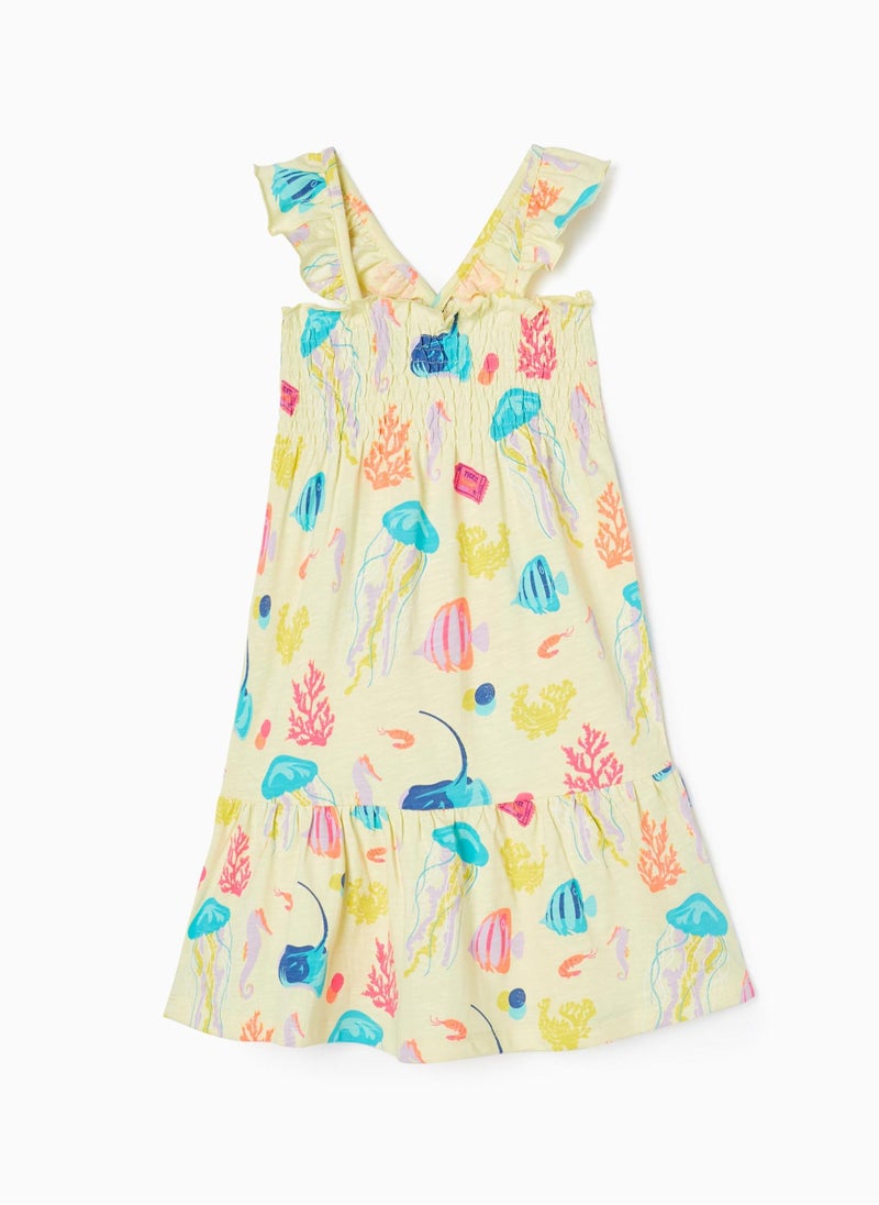 Zippy - Zippy Cotton Dress For Girls Ocean - Image 1