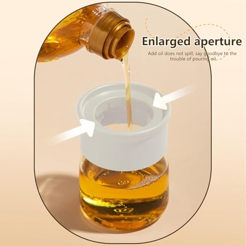 Kettlekane 200ml Glass Olive Oil Dispenser Bottle with Silicone Brush for Cooking Vinegar Sauce BBQ Grill Frying Baking, Air Fryer (Pack of 1) (Multi Color) - Image 4