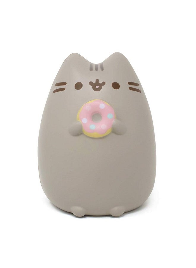 Hamee Pusheen Cat Slow Rising Cute Jumbo Squishy Toy (Bread Scented, 6.3 inch) [Birthday Gift Bags, Party Favors, Gift Basket Filler, Stress Relief Toys] - Pusheen with Donut - Image 1
