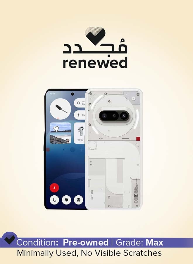 Nothing Renewed - Phone (3a) Dual SIM White 8GB RAM 128GB 5G - International Version - Image 1