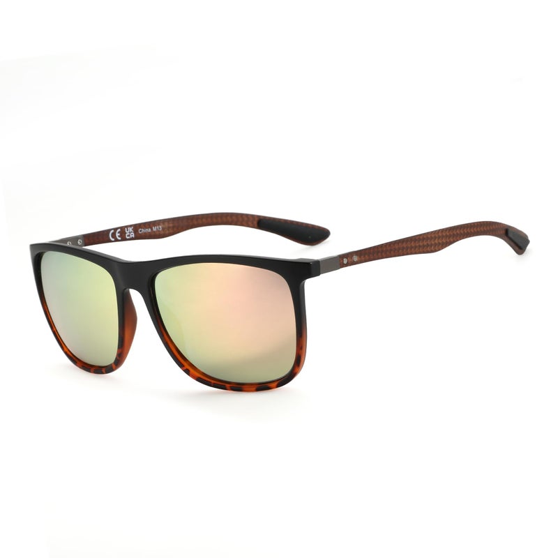 ZENOTTIC Square Polarized Sunglasses for Men - Ultralight Carbon Fiber Sun Glasses Driving Fishing Cycling Golf Sports UV400 Protection - Image 1