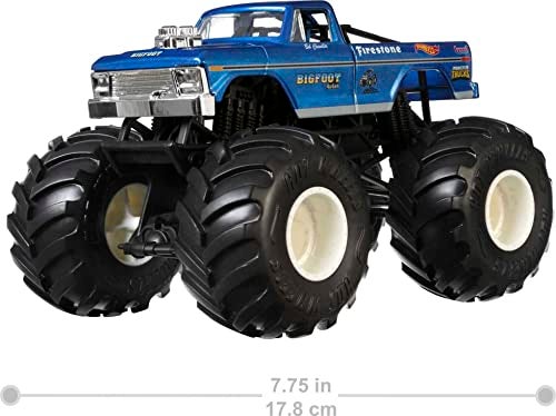 Hot Wheels Monster Trucks 124 Scale Assortment for Kids Age 3 4 5 6 7 8 Years Old Great Toy Trucks Large Scales - Image 5