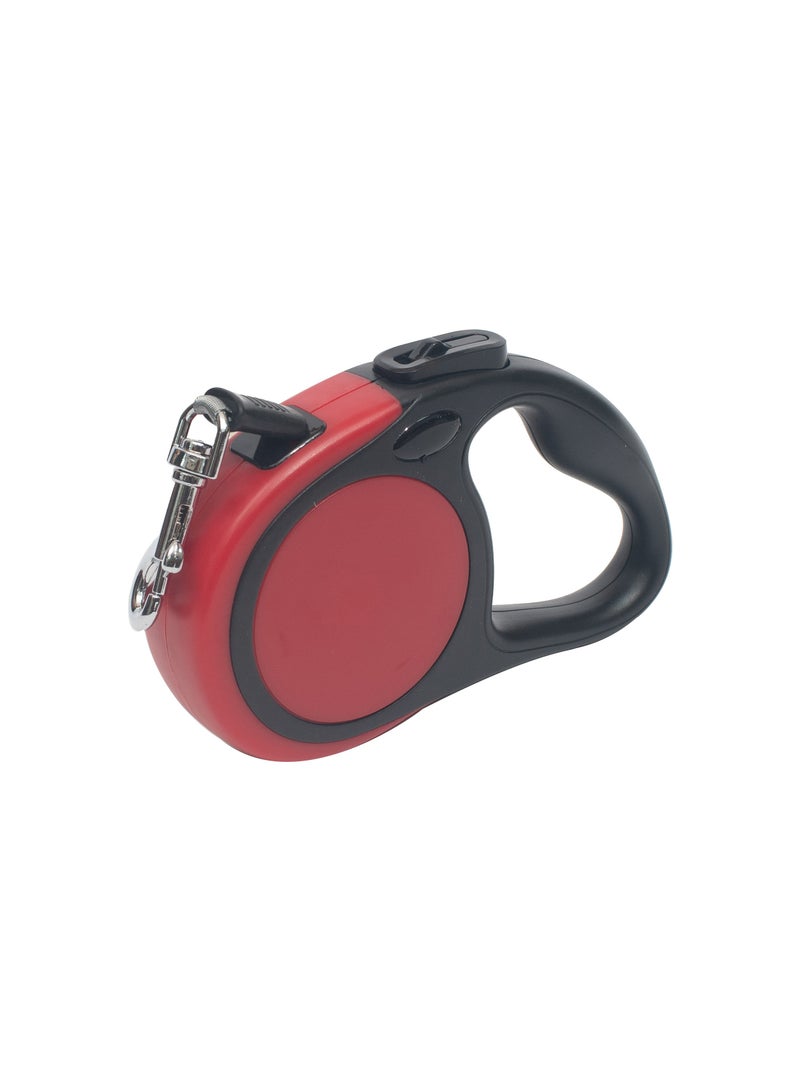 PL - Explore Retractable Leash 5M/20 KG - Medium - Red