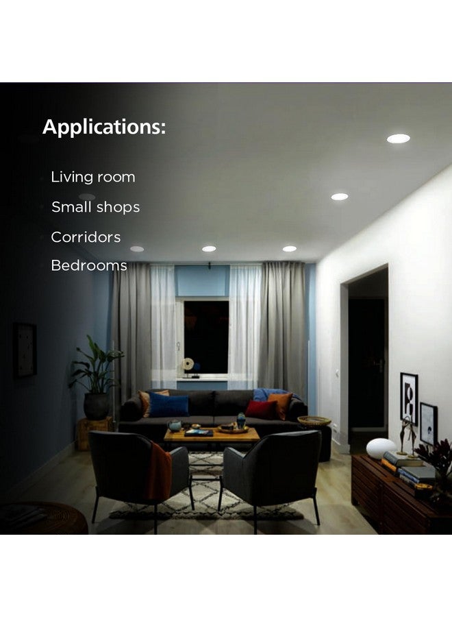 ECOLINK ضوء سقف مخفي EcoLink 10W | مصباح LED دائري للسقف للمنزل والقاعة | قطع: 3 بوصة، اللون: ضوء النهار البارد، عبوة من 1 - Image 5