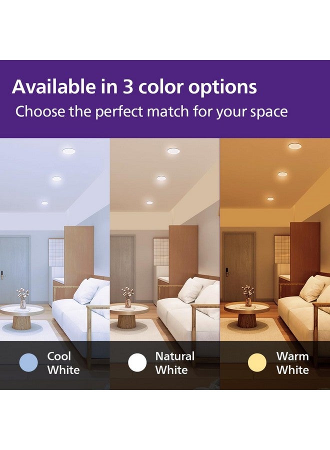ECOLINK ضوء سقف مخفي EcoLink 10W | مصباح LED دائري للسقف للمنزل والقاعة | قطع: 3 بوصة، اللون: ضوء النهار البارد، عبوة من 1 - Image 4