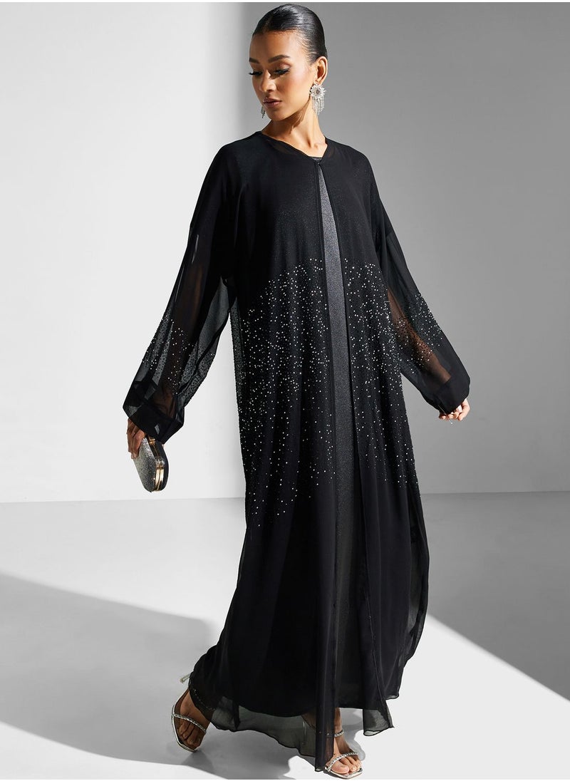 Embellished Flared Sleeve Abaya - pzsku/ZC51E53FD1FFDBB81E845Z/45/_/1708964562/67bc11d6-be9f-4a18-9ca3-71a6f4b814bd