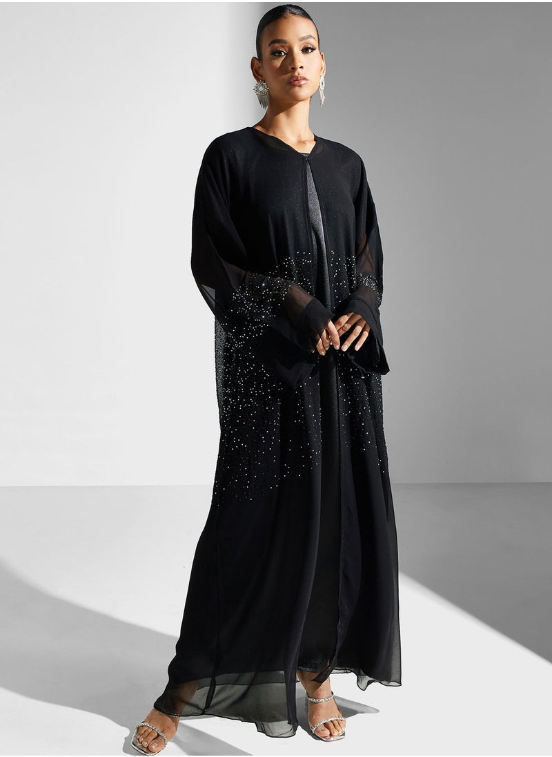 Embellished Flared Sleeve Abaya - pzsku/ZC51E53FD1FFDBB81E845Z/45/_/1708964564/a8bf21f7-361c-437b-bebe-b3cf8ac4e217