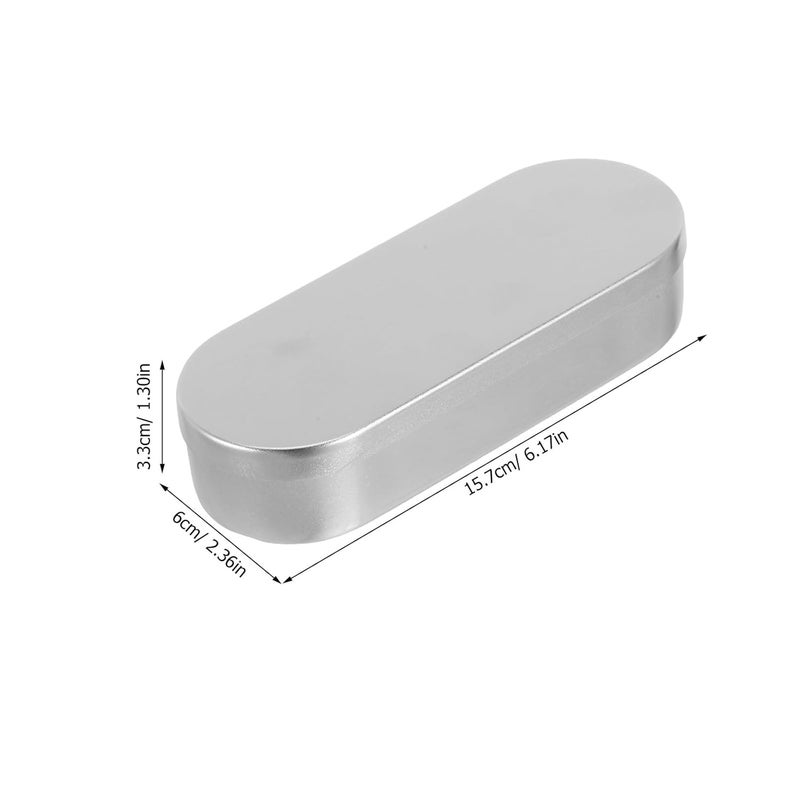 صندوق تعقيم الألومنيوم القابل لإعادة الاستخدام 20 مل حاوية معدات مختبر محمولة 6.17 × 2.36 × 1.30 بوصة - Image 5