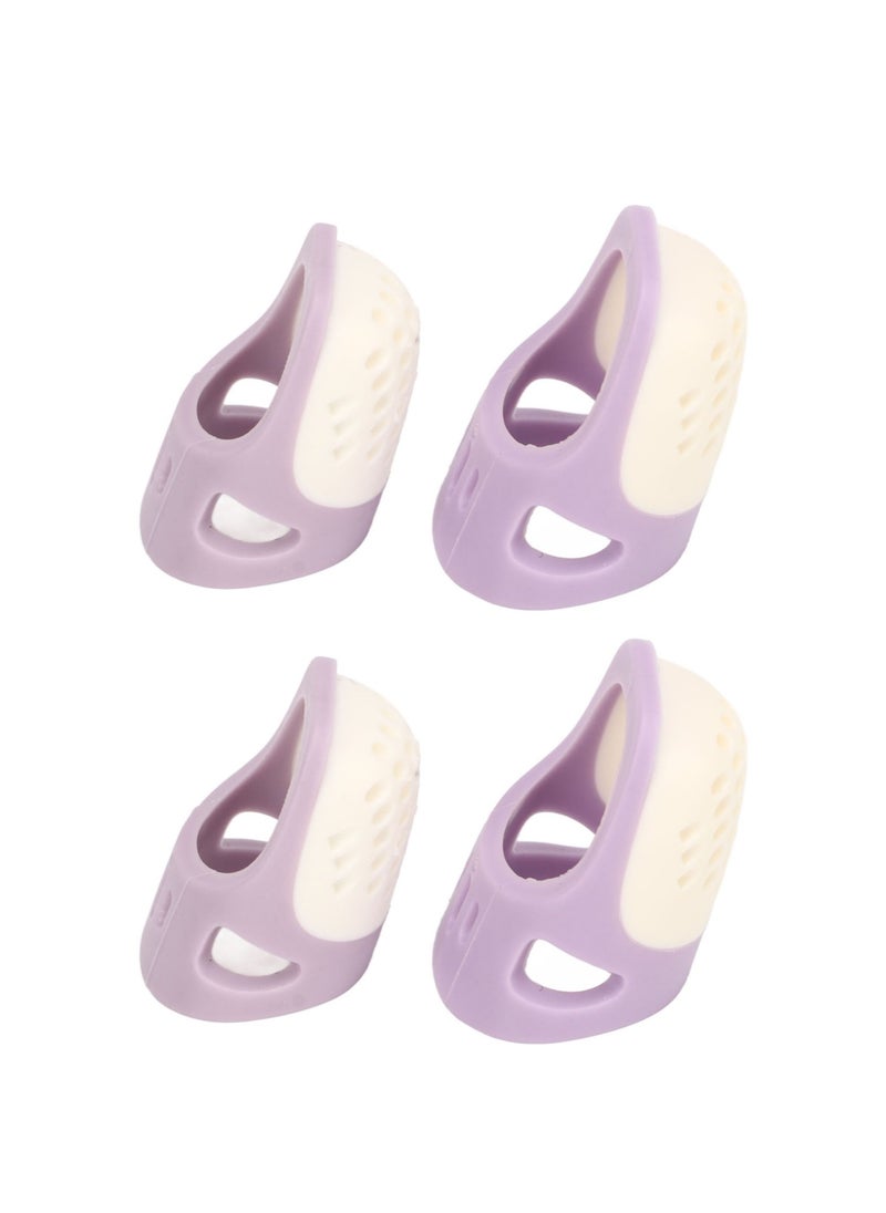 4 PCS Finger Protector Thimble Finger Cover DIY Sewing Accessories