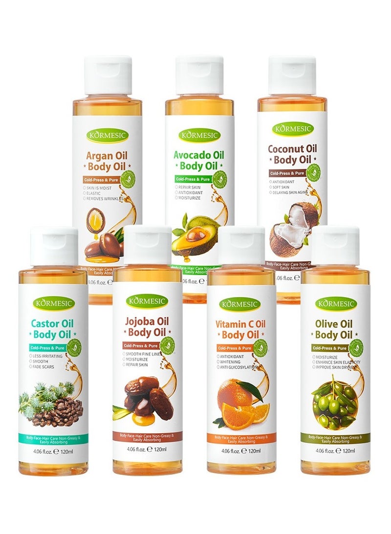 Kormesic زيت الخروع زيت تدليك الجسم 120 مل-تقوية وترطيب البشرة - Image 4
