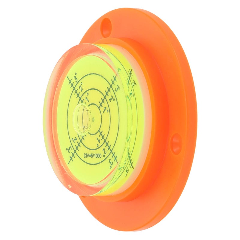 Mini Circular Spirit Level 60x15mm with Base for Precision Measuring Construction DIY Tool - Image 2