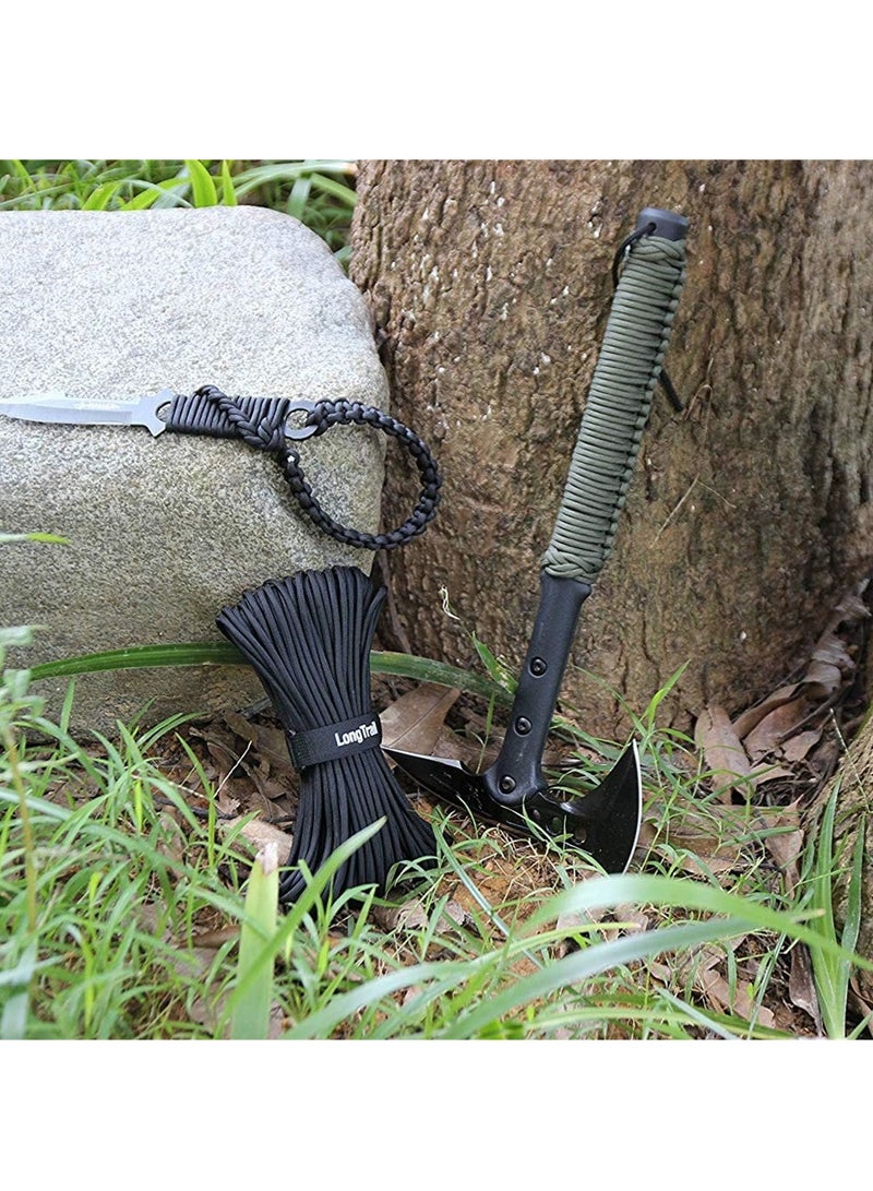 LIMOS 100M Rope Strong Strength Nylon Paracord For Tactical Crafting Survival General Use Black  - Image 5