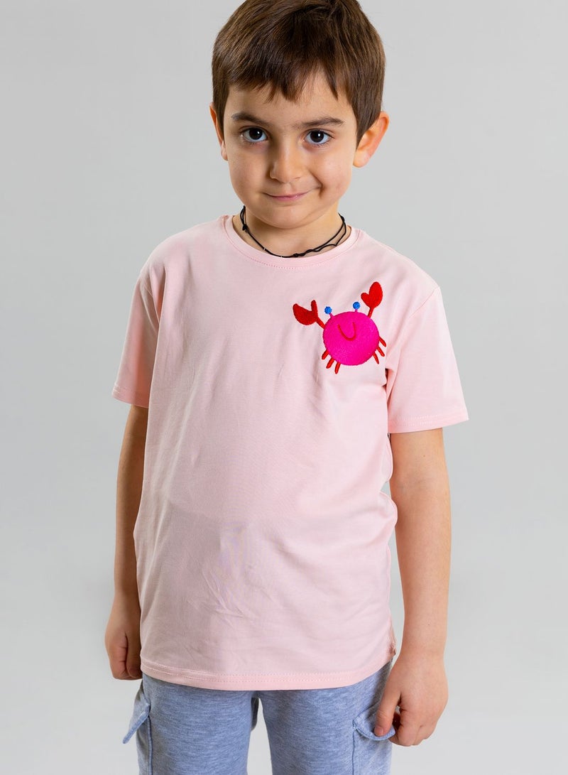 Pear Concept Kids Embroidered T-Shirt - Image 1