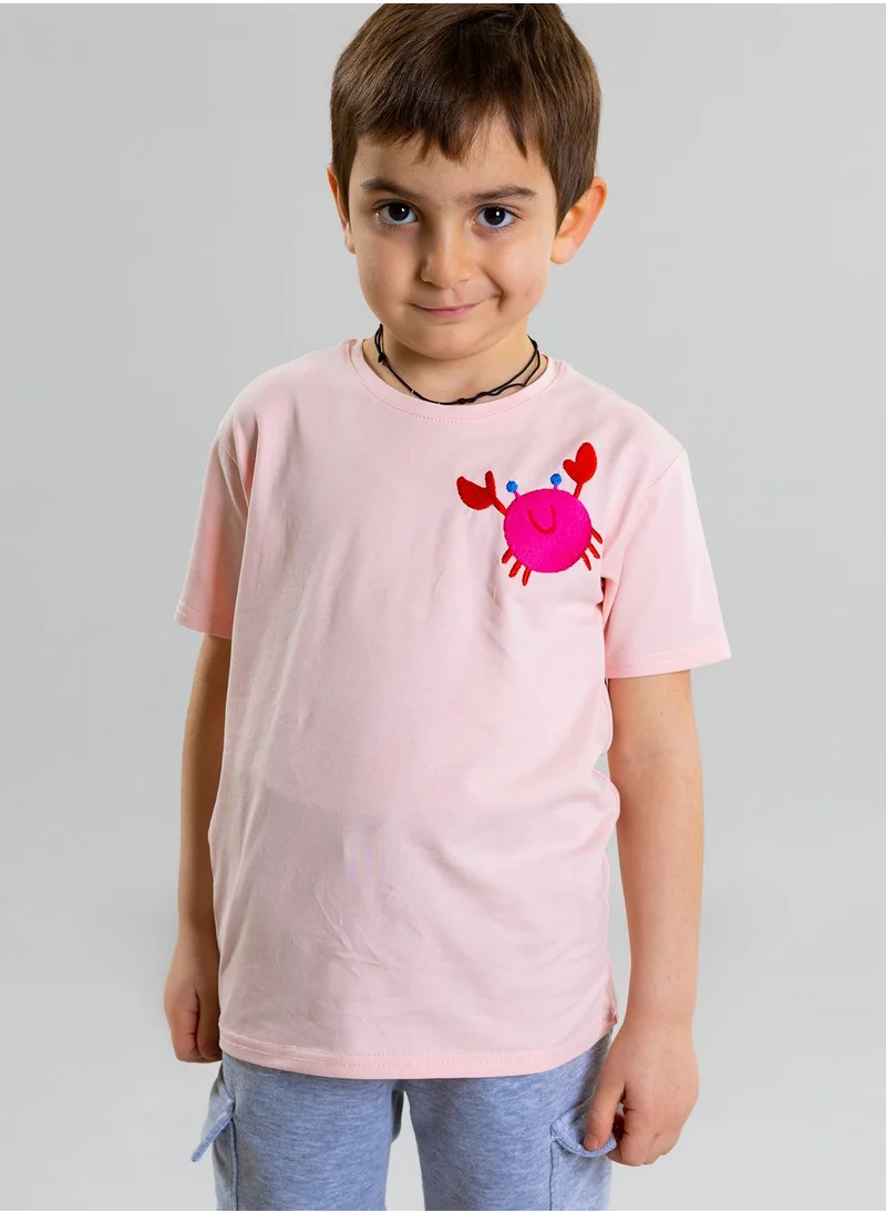 Pear Concept Kids Embroidered T-Shirt